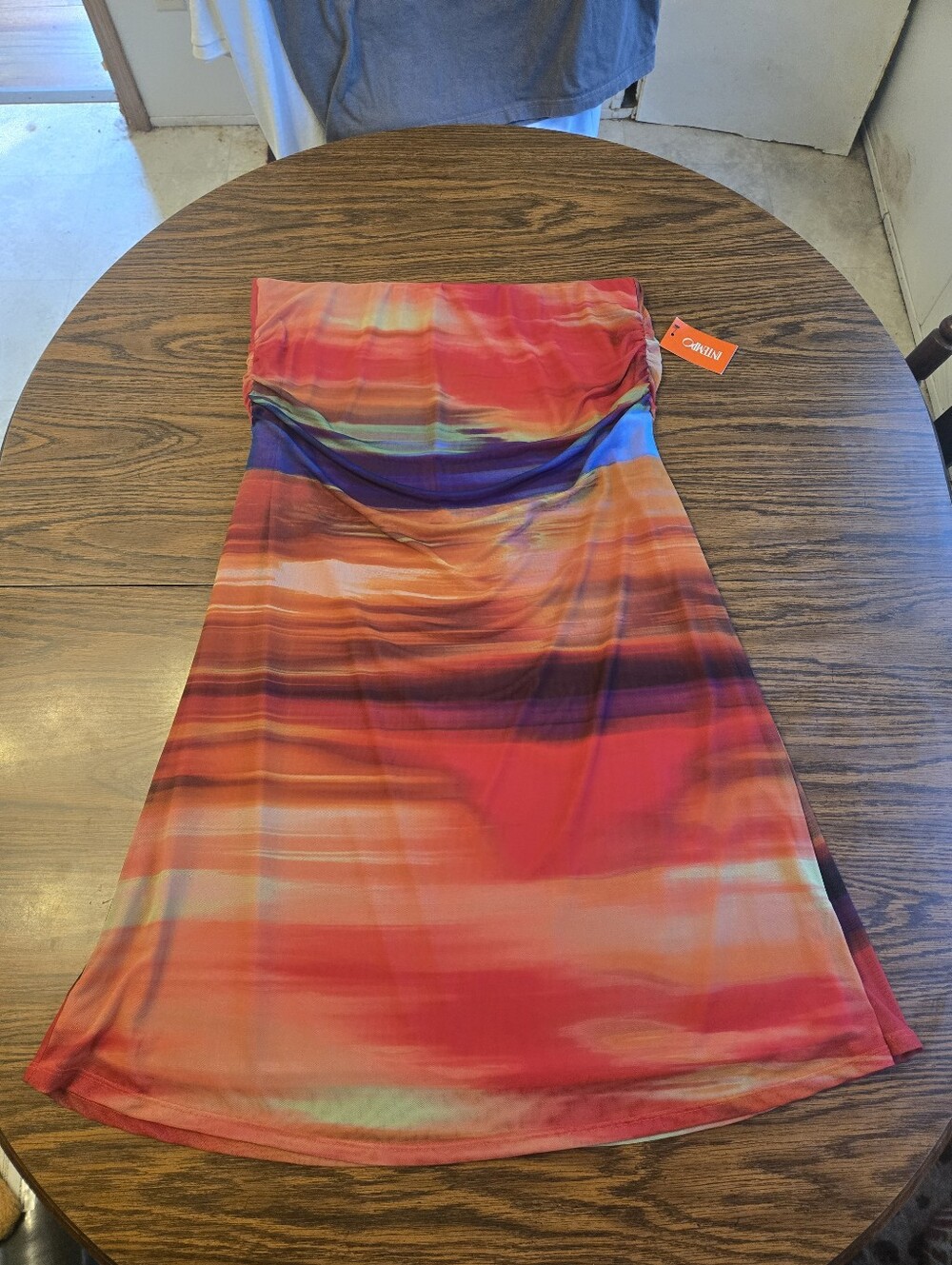 Intempo Multicolor Midi Skirt. NWT XL